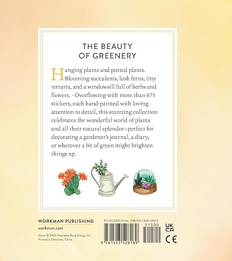 A Plant Lover's Sticker Book