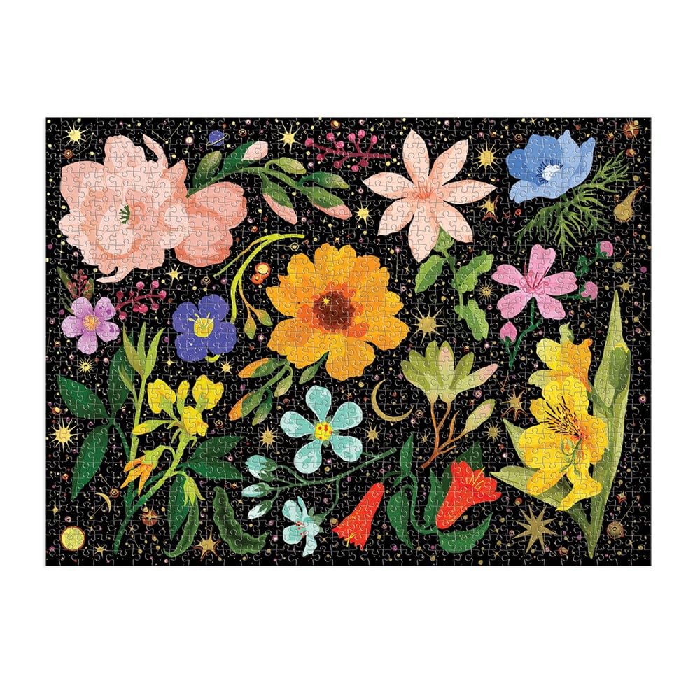 Intergalactic Flora Jigsaw Puzzle, Multicoloured, 1000 Pieces