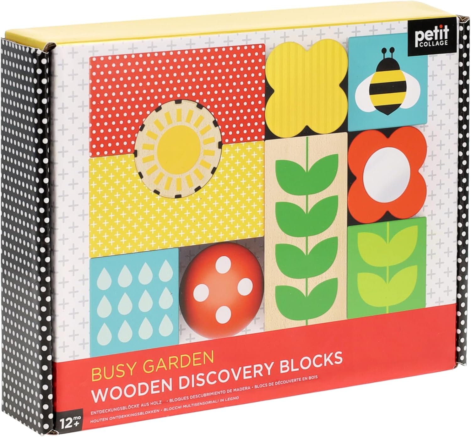Busy Garden Wooden Discovery Blocks