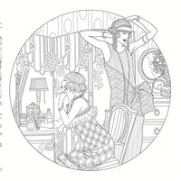 The Jazz Age: A Twenties-Inspired Coloring Book