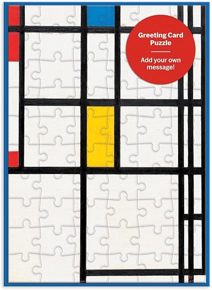 MoMA Mondrian Greeting Card Puzzle
