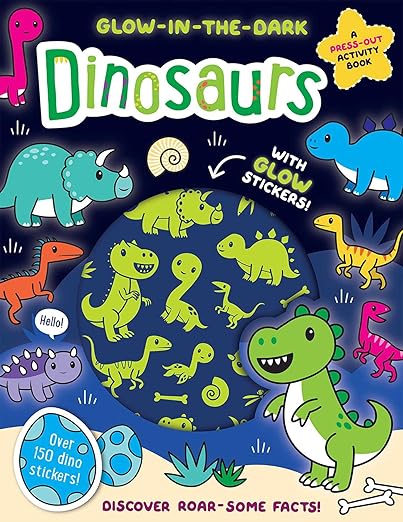Glow-in-the-Dark Dinosaurs Sticker Activity Book (Glow-in-the-Dark Sticker Activity Book)