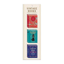 Vintage Books Shaped Magnetic Bookmarks