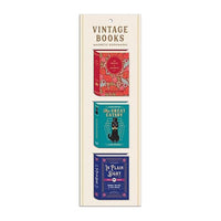 Vintage Books Shaped Magnetic Bookmarks