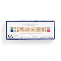 William Morris Rubber Stamp Set: 11 Stamps and 4 Ink Pads