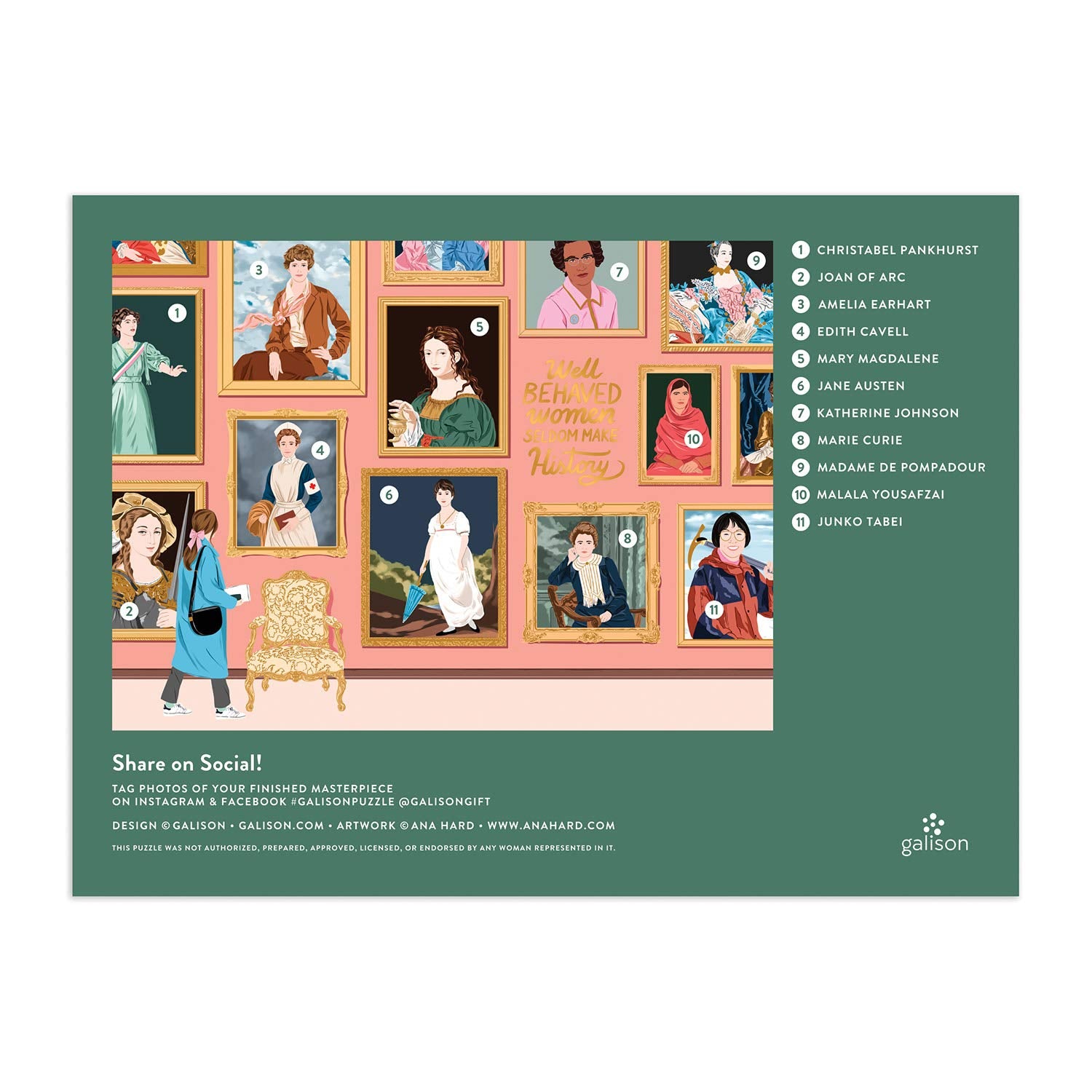 Herstory Museum 1000 Piece Foil Puzzle