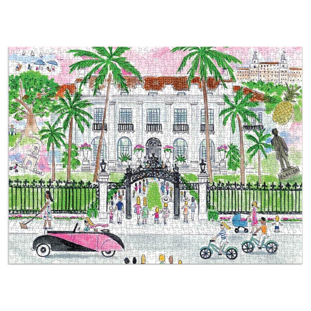 Michael Storrings A Sunny Day in Palm Beach 1000 Piece Puzzle