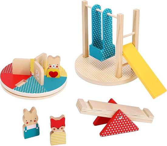 At The Park Wooden Playset