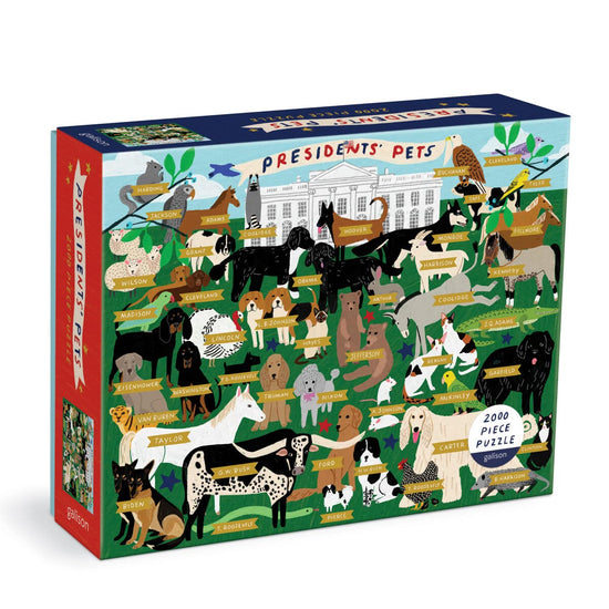 Presidents’ Pets 2000 Piece Puzzle
