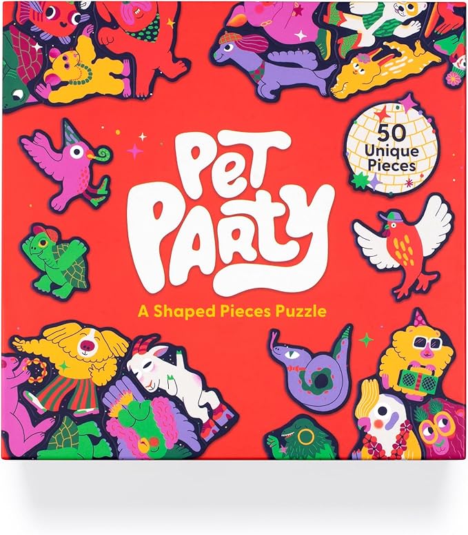 Pet Party - a shaped pieces puzzle