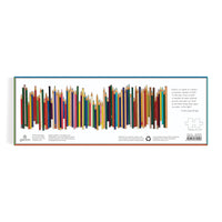 Frank Lloyd Wright Colored Pencils Shaped 1000 Piece Panoramic Puzzle