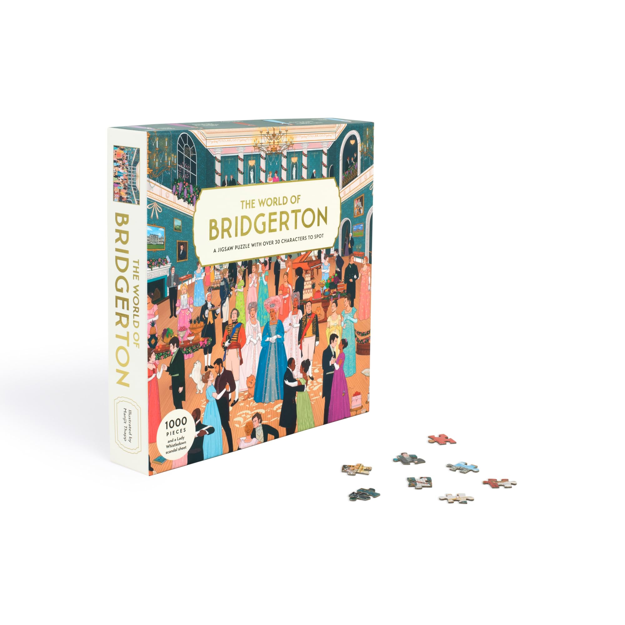 The World of Bridgerton: A 1000-piece jigsaw puzzle with over 30 characters to spot