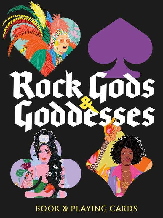 Rock Gods & Goddesses: Book and Playing Cards