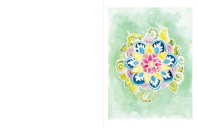 Reverse Coloring Book: Mindful Journeys