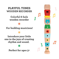 Playful Tunes Wooden Recorder - Trefløyte