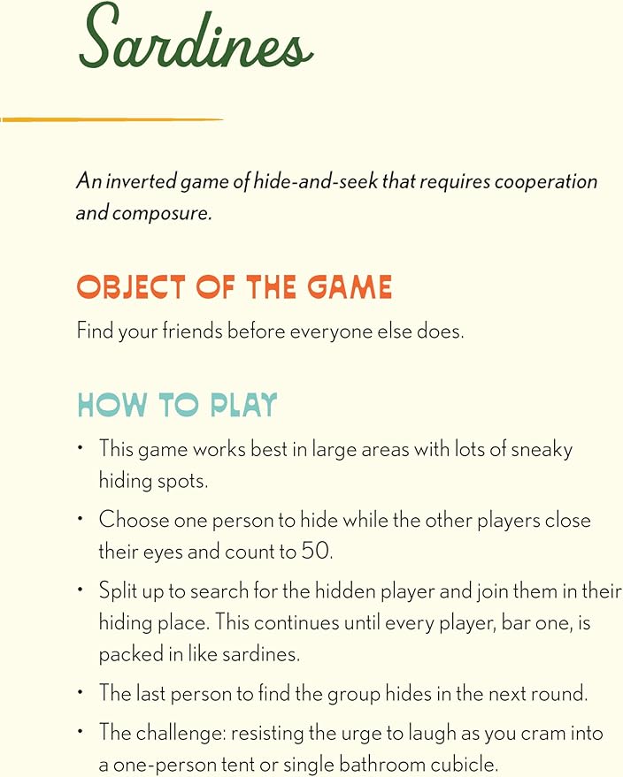 Campsite Games: 50 Fun Games to Play in Nature