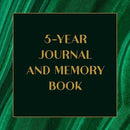 Malachite Green One Line a Day: A Five-Year Memory Book