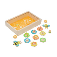 Matching, Save The Bees Wooden Game