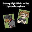 Bad Dogs Bad Girls Erasers