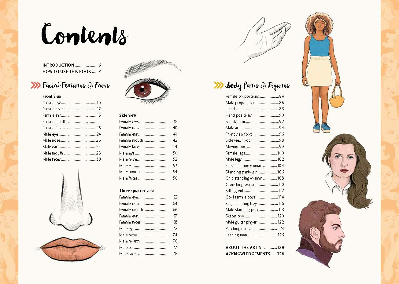 10 Step Drawing: People: Draw 30 people in 10 easy steps
