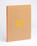 Kraft and Orange A5 Notebook: Lined Paper