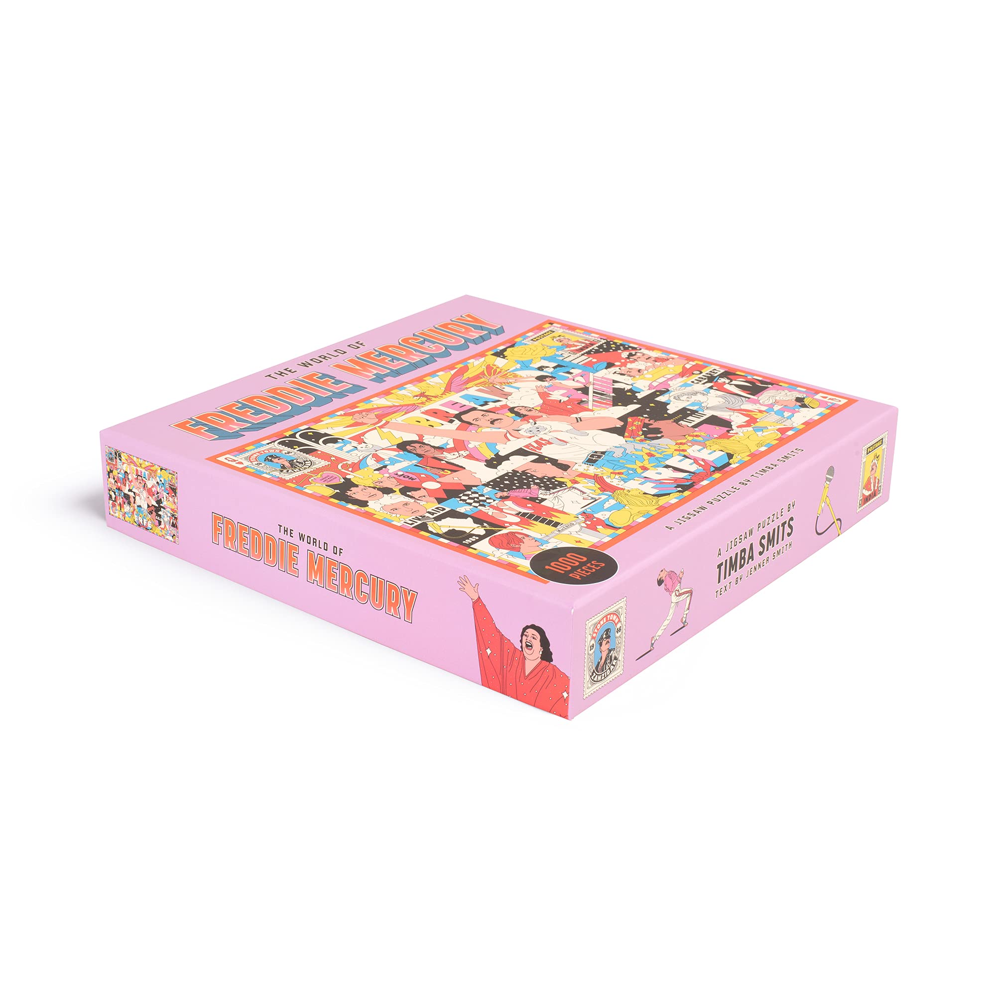 The World of Freddie Mercury 1000 Piece Puzzle: A Jigsaw Puzzle