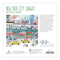 Michael Storrings New York City Subway 500 Piece Puzzle (Puzzles)