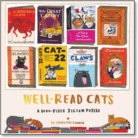 Well-Read Cats: A 1000-piece jigsaw puzzle, reimagining eight literary classics with a unique feline spin