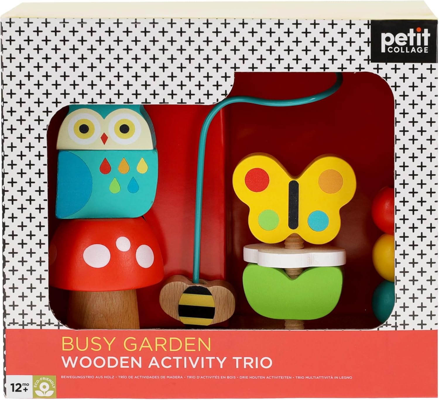 Busy Garden Wooden Activity Trio