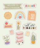 Teaching Is a Work of Heart: A Sticker Appreciation Book for Teachers Who Make the World a Better Place