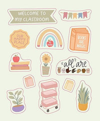 Teaching Is a Work of Heart: A Sticker Appreciation Book for Teachers Who Make the World a Better Place