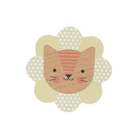 Petit Collage Friends Lion Rattle