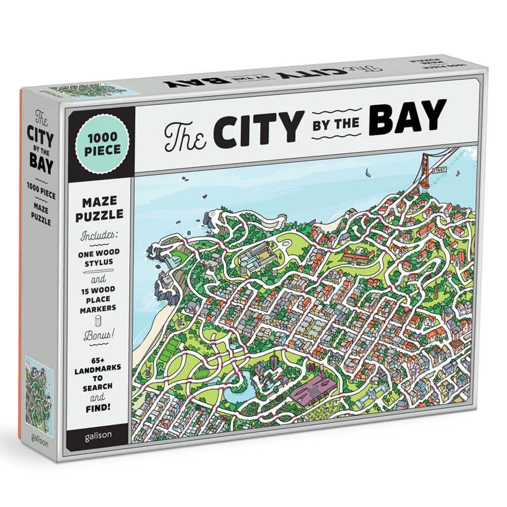 The City by The Bay 1000 Piece Maze Puzzle