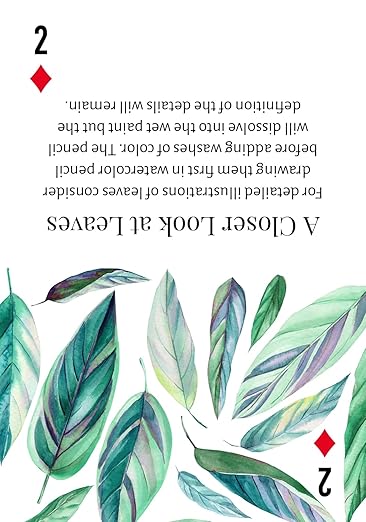 The Artful Hand Playing Cards: Watercolor Tips & Tricks