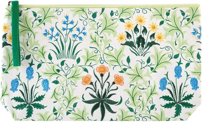 William Morris Celandine Embroidered Pouch