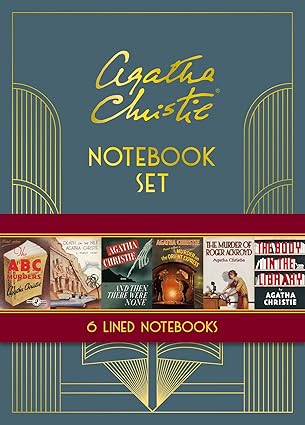 Agatha Christie Notebook Set