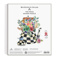 MacKenzie-Childs Blooming Kettle 750 Piece Shaped Puzzle