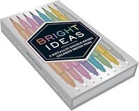 Bright Ideas Metallic Double-Ended Colored Brush Pens: 8 Colored Pens
