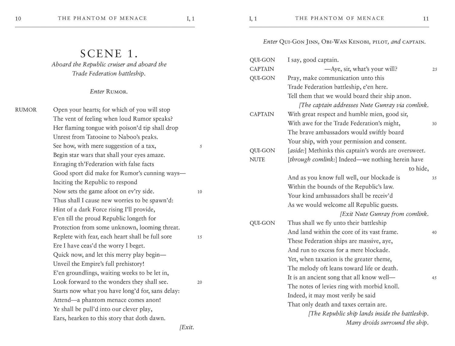 William Shakespeare's The Phantom of Menace: Star Wars Part the First (Shakespeare Star Wars, 1)