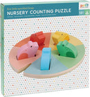 Nursery Counting Puzzle- Five Little Speckled Frogs
