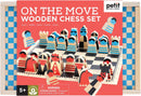 On the Move Wooden Chess Set