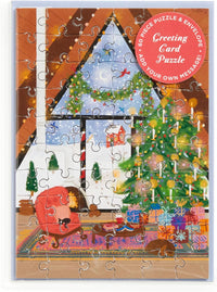 Joy Laforme Cozy Cabin Greeting Card Puzzle