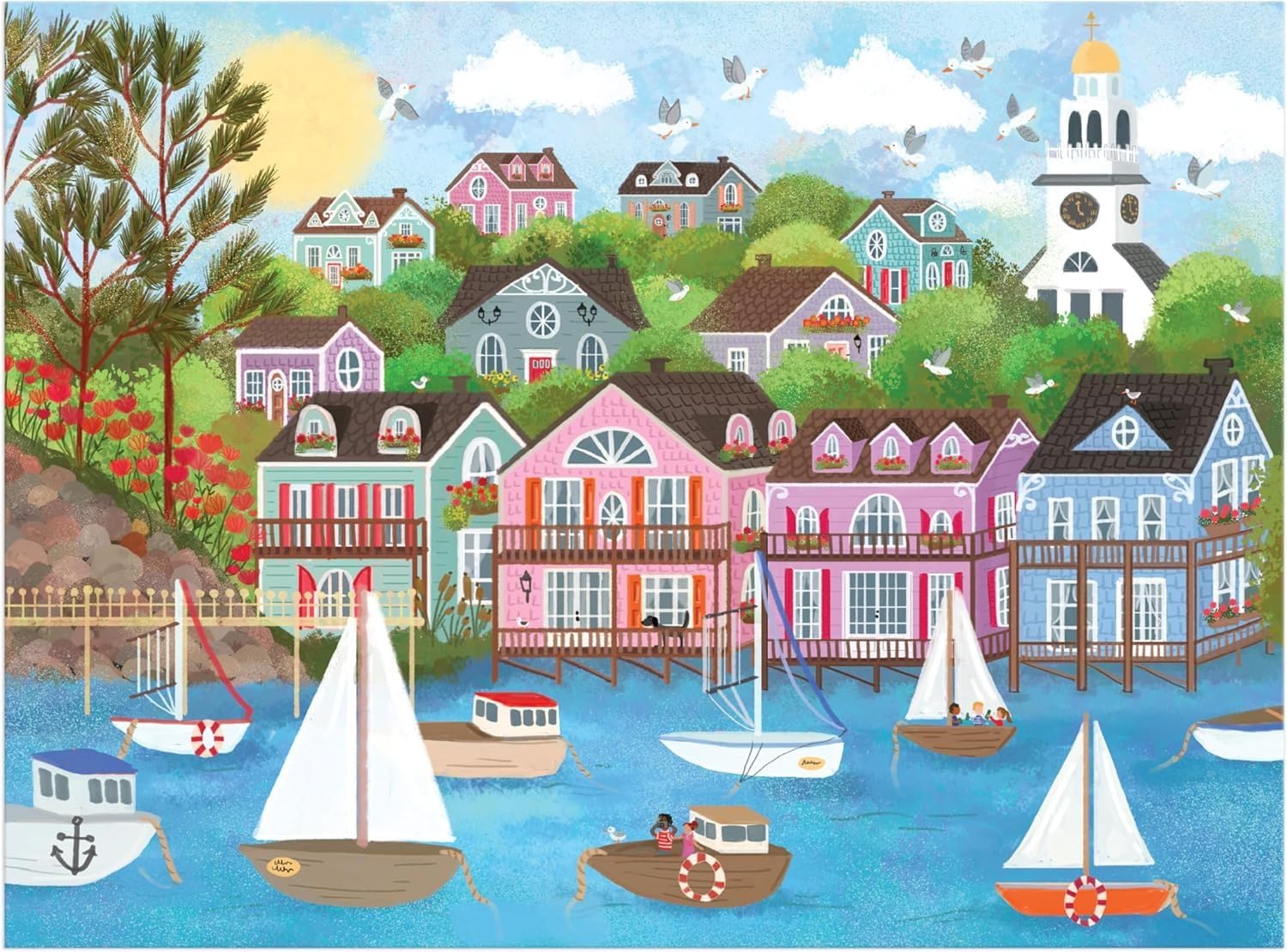 Harbor by the Sea 1000 Piece Puzzle
