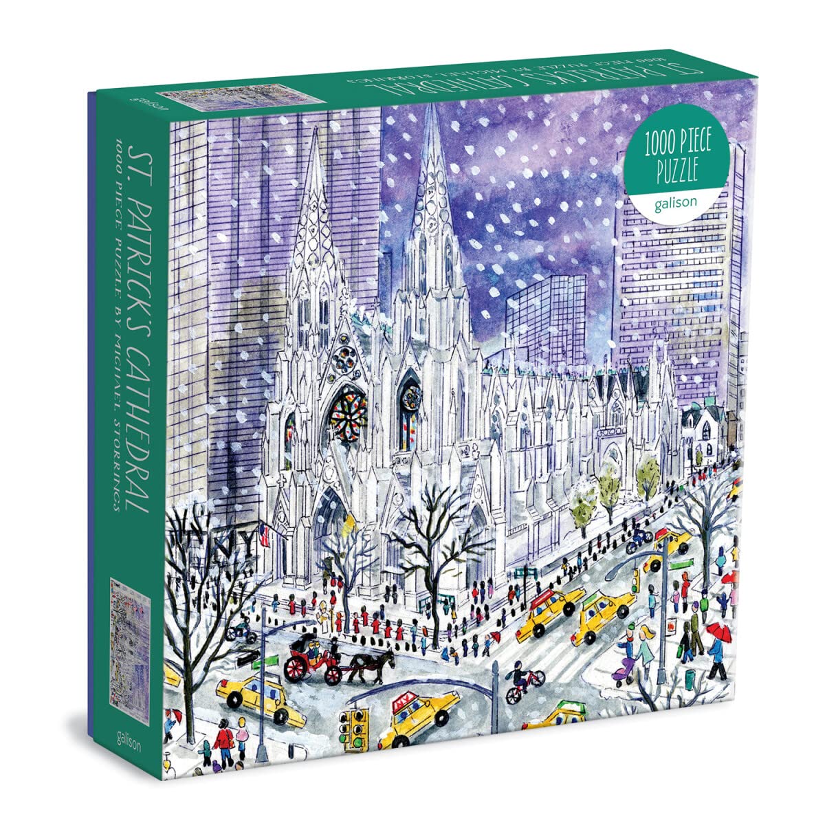 Michael Storrings St. Patricks Cathedral 1000 Piece Puzzle, [Various]