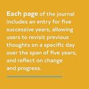 Living Well One Line a Day: A Five-Year Reflection Book      Diary – 1 Sept. 2013