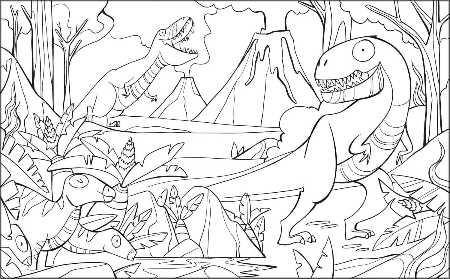 Dinosaurs: Coloring Book