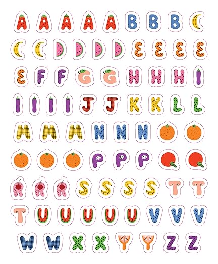 So. Many. Letter Stickers.: 3,820 Alphabet Stickers for Word Nerds (Pipsticks+workman)