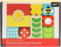 Busy Garden Wooden Discovery Blocks