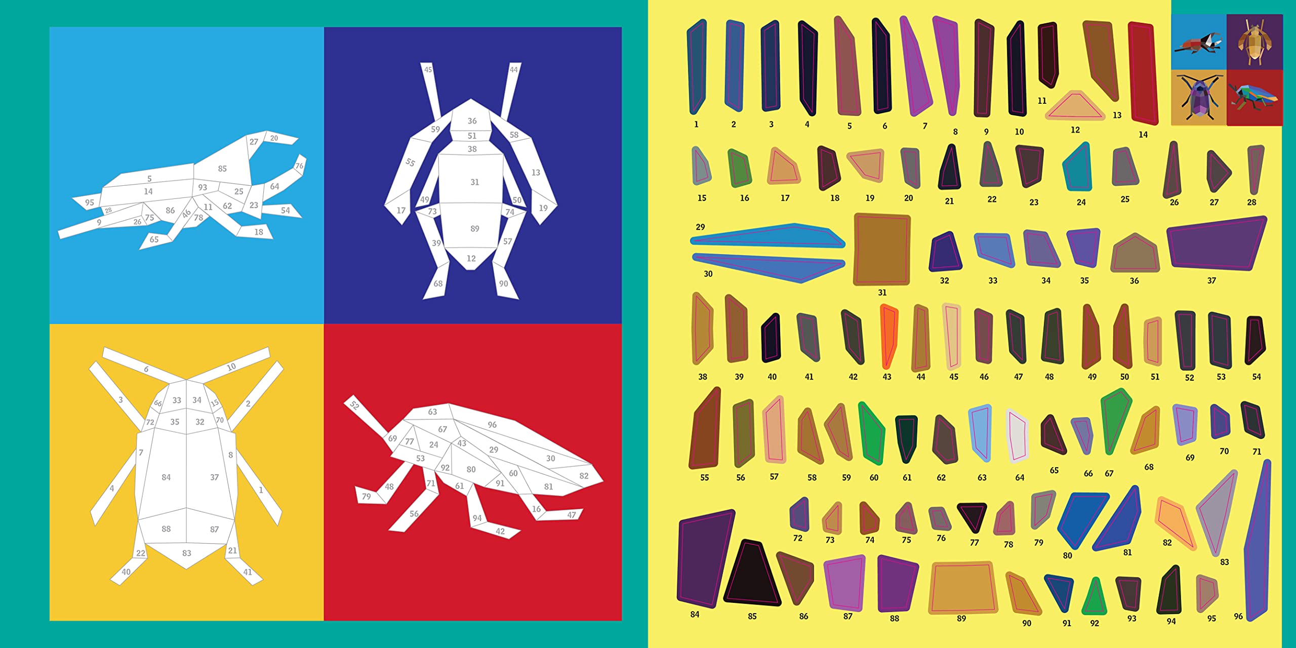 Paint by Sticker Kids: Beautiful Bugs: Create 10 Pictures One Sticker at a Time!