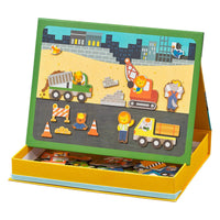 Construction Magnetic Play Scene